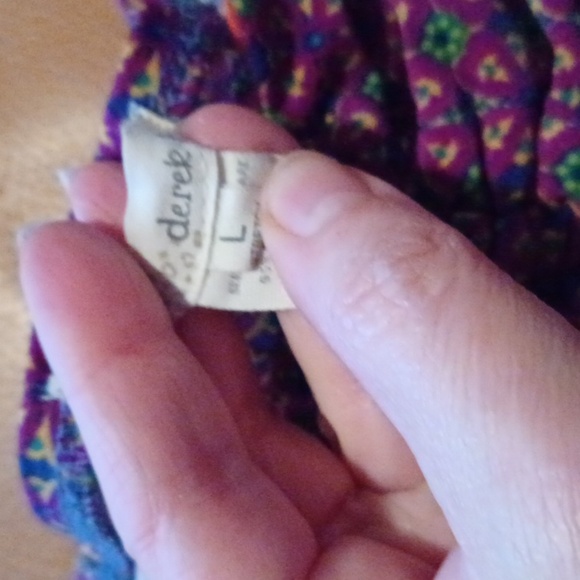 💙🌺Derek Heart Colorful Patterned Dress - Picture 4 of 11